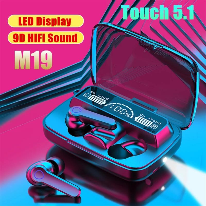 M19 TWS Bluetooth Earbuds Waterproof With Touch Control